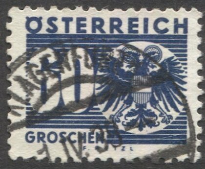 AUSTRIA 1935  Sc J170  60h Postage Due Used  VF