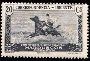 Spanish Morocco Scott E4 Unused hinged.