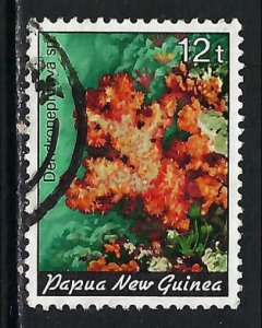 PAPUA NEW GUINEA 614 VFU CORALS Q1028