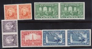 Canada #141c - #145c Extra Fine Never Hinged Set