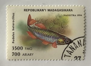 Malagasy 1994 Scott 1198 CTO - 3500f,   Aquarium Fish