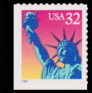 1997 32c Statue of Liberty, SA Scott 3122e Mint F/VF NH