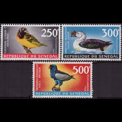 SENEGAL 1967 - Scott# C55-7 Birds 250-500f NH one LH