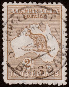 Australia Scott 52, Brown (1916) Used F, CV $15.00 M