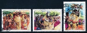 Ivory Coast #1057-1059  Set of 3 Used