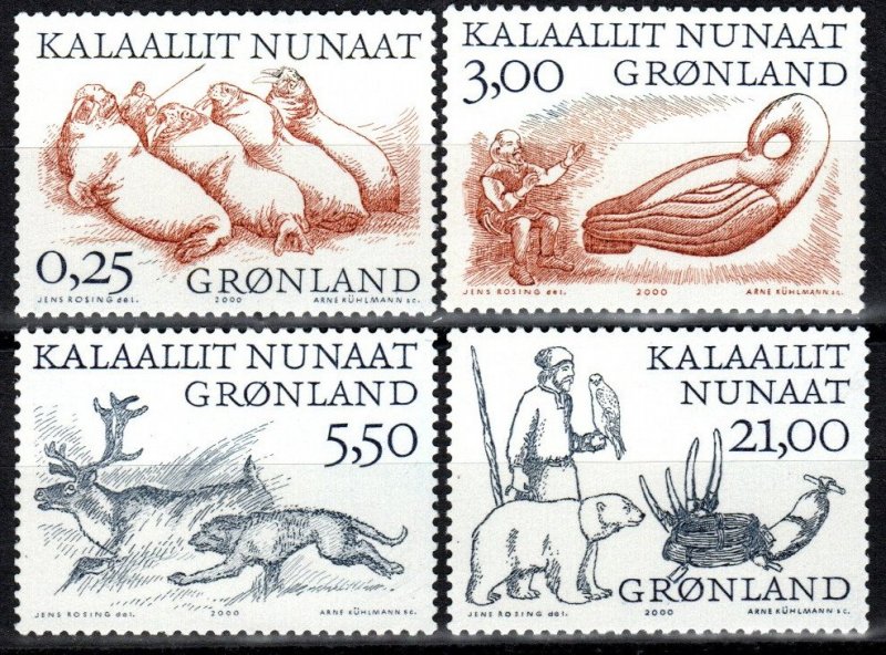 Greenland #358-61  MNH   CV $12.90 (V5230)