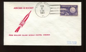 FEB 5 1961 AEROBEE-HI ROCKET LAUNCH GOLDCRAFT COVER (LV 963)
