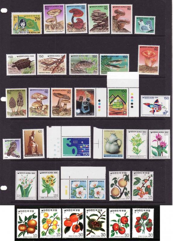 Korea-page of unused NH-Fruits-Mushrooms-Nature-Fish-