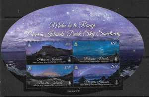 PITCAIRN ISLANDS 2019 DARK SKIES  MNH