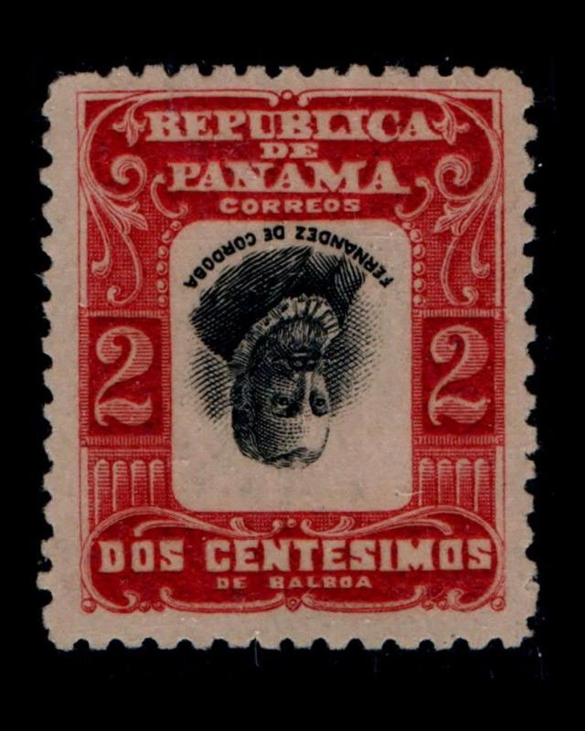 VINTAGE: PANAMA 1906-7 OG,MHR,INVERT SCOTT # 187A $ 50 LOT # PA6905