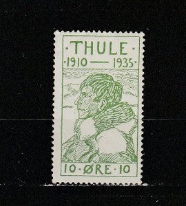 Greenland  AFA# 1  MNH  1935 Thule Local Issue