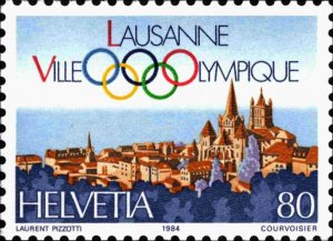 Switzerland 1984 MNH Stamps Scott 746 Sport Olympic Games Committee