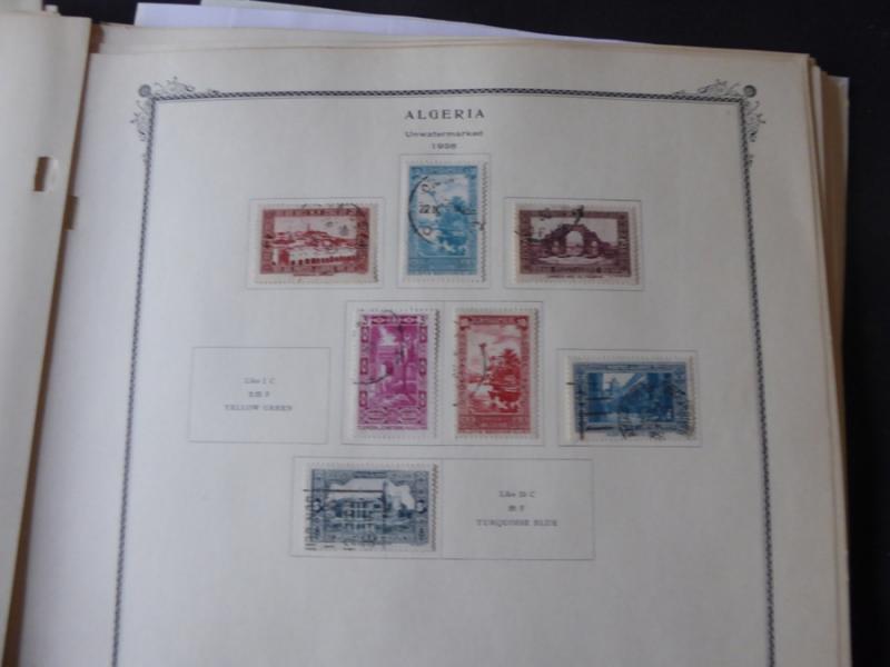 Algeria 1924-1971 Stamp Collection on Scott Specialty Album Pages