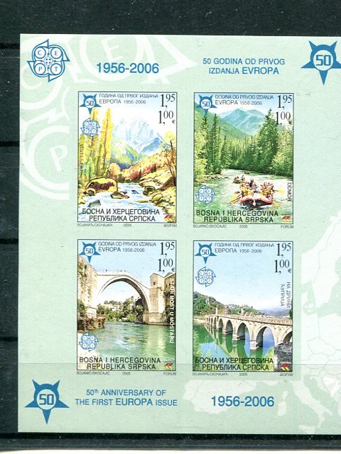 Bosnia Herzegov.  2005  Imperf sheet  Mint VF NH -  Lakeshore Philatelics