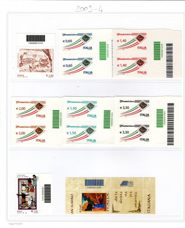 2009 Complete Vintage Barcodes with Certificate