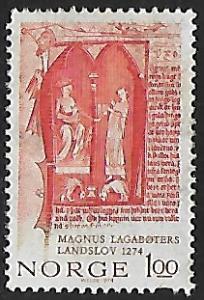 Norway # 635 - Magnus Lagaboter - used  {GR40}