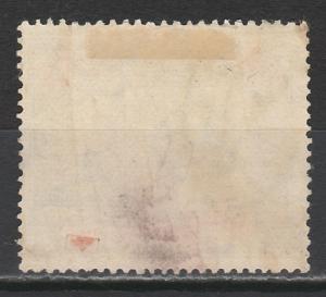 FEDERATED MALAY STATES 1922 TIGER $2 WMK MULTI SCRIPT CA POSTALLY USED