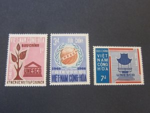 Vietnam 1966 Sc 298-300 set MH