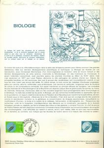 FRANCE SCOTT # 1724 FIRST DAY SOUVENIR PAGE, 1981, BIOLOGY, GREAT PRICE!