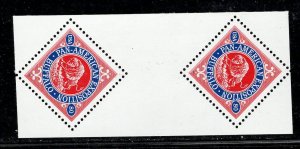 UNITED STATES SC# 3505d HORZ. GUTTER PAIR VF/NH