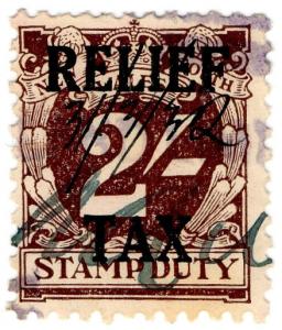 (I.B) Australia - NSW Revenue : Relief Tax 2/-