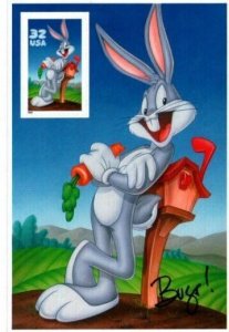 1997 32c Bugs Bunny, Pane of 1 Scott 3137c Mint F/VF NH