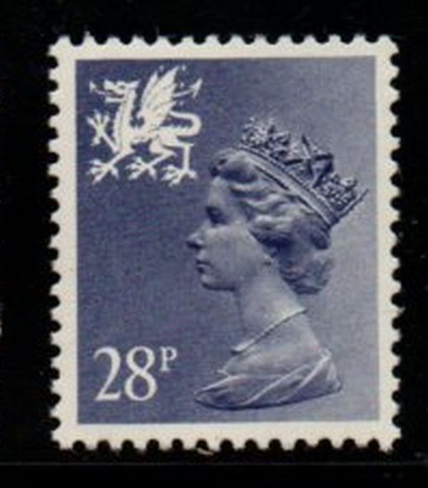 GB Wales SC WMMH50183028p pf 13 1/2 x 14  Machin Head stamp mint  NH