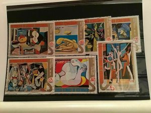 Rep de Guinea Art paintings cancelled stamps  R21885