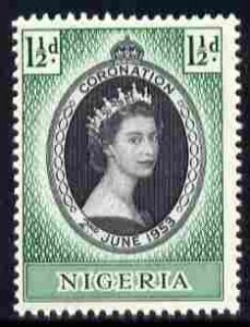 NIGERIA  - 1953 - Coronation - Perf Single Stamp - Mint Never Hinged