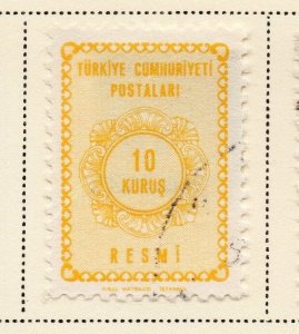 Turkey 1964 Early Issue Fine Used 10k. 086184