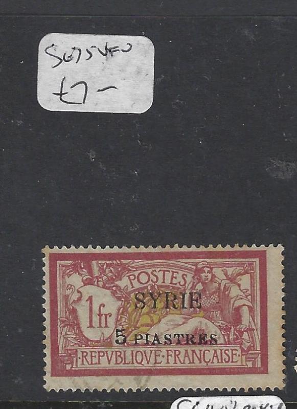 SYRIA (PP2305B)  ON FRANCE  5 PI/1 FR  SG 75   VFU