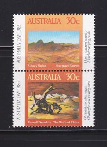 Australia 943a Set MNH Art, Paintings, Australia Day (A)