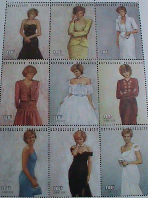 ​TOGO STAMP:1997 SC#1798 DIANA -PRINCESS OF WALES MINT FULL SHEET