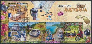 Australia   SC#  3766b  SG MS3842 Used Road Trip with fdc see details & scan