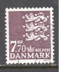 Denmark Sc # 809 used (DT)