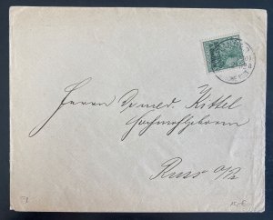 1903 Tanger German Post Office In Morocco  Cover To Russ Germany