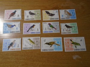 Birds  : Samoa  #  265-74B   MNH