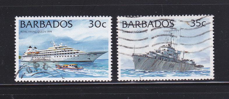 Barbados 875-876 U Ships