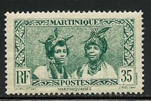 Martinique # 144, Mint Hinge
