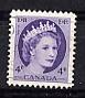 Scott #  340  used Queen Elizabe II     single  perf  12