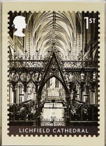 Great Britain. 2008 Cathedrals. PHQ Cards(11) Unused