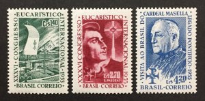 Brazil 1955 #825-7, Eucharistic Congress, MNH.