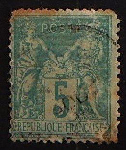 France, 1876-1878, Pax and Mercur, YT #FR64, (2158-Т)