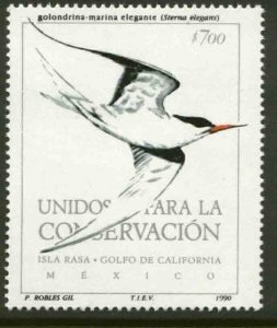 MEXICO 1658, NATURE CONSERVATION, COASTAL BIRD. F-VF MINT, NH. VF.