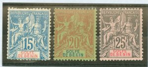 Benin #25-27 Unused Multiple