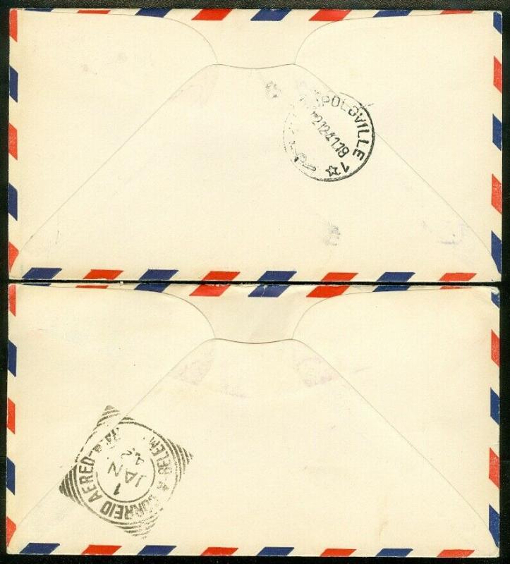 EDW1949SELL : GAMBIA 2 Scarce 1941 & 1942 covers.
