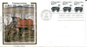 US FDC Scott #2130 Oil Wagon 1890's. Colorano Cachet. Free Shipping