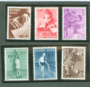 Belgium #B718-B723 Mint (NH) Single (Complete Set)