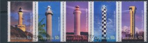 Australia   SC#  2512a  SG 2628a Used Lighthouses with fdc  see details & scans