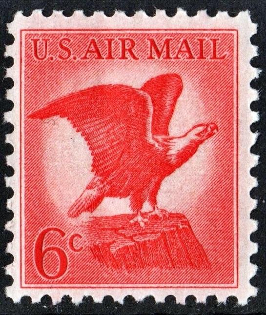 SC#C67 6¢ Bald Eagle: Untagged (1963) MNH